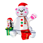 Oso Polar con Pingüino 