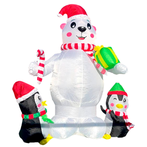 Oso Polar con Pingüinos